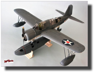 Vought OS2U Kingfisher. Scratch built in metal by Rojas Bazán. 1:15 scale. Completed in 2007. Vought OS2U Kingfisher. Scratch built in metal by Rojas Bazán. 1:15 scale. Completed in 2007.